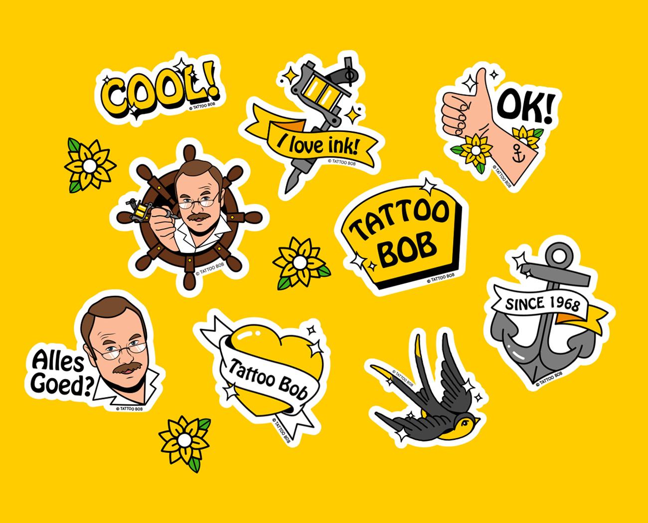 Stickerpacks | stickerpack van tattoo bob