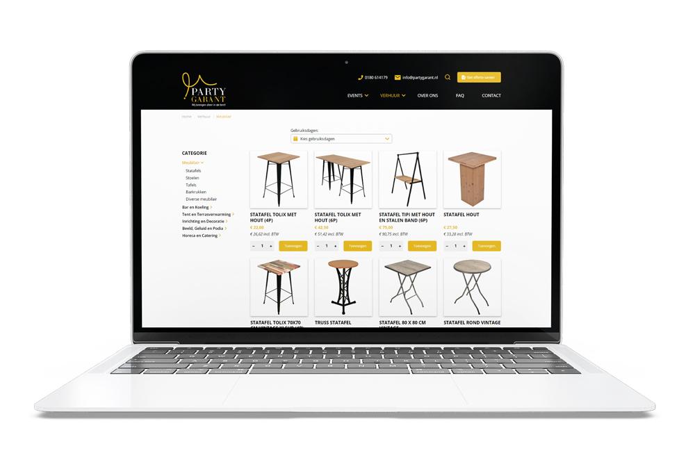 partygarant portfolio the dare company