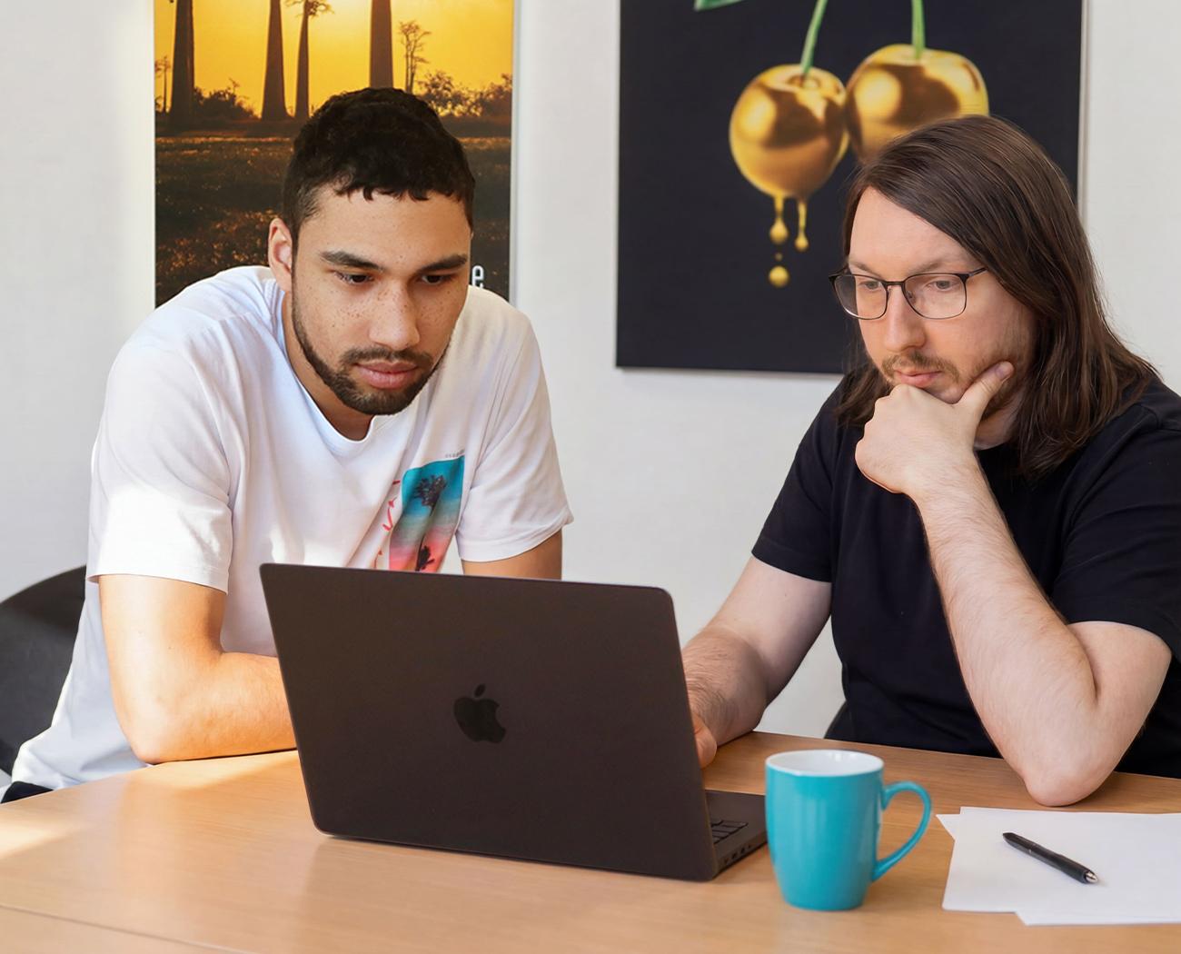 WCAG (Web Content Accessibility Guidelines) | twee mannen werken achter laptop